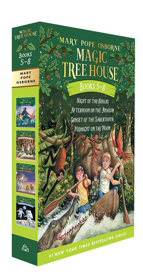 Magical tree house book trio